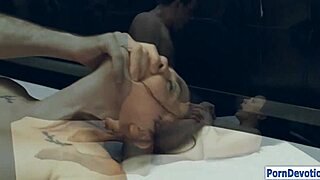 chanel preston's huge boobs bounce during intense garage anal