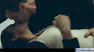 chanel preston's huge boobs bounce during intense garage anal