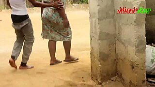 landlord's girl bathes outside then takes monster bbc doggystyle pounding hardcore