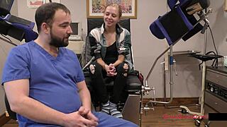 Feeling Exposed as Human Guinea Pig with Ava Siren in Latex Nurse Fetish