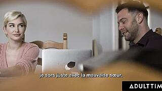 Skye Blue Deepthroats and Fucks Bestie's Cheating Fiancee with French Subtitles