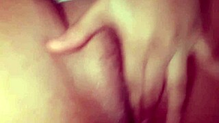 couldn't resist jerking tiny dick watching ex masturbate wildly