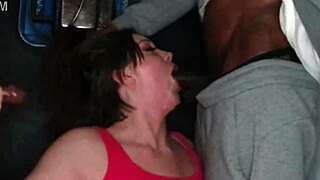 Blowbang Throat Fuck Choke Fest: BBC Homeboys Dominate Curvy Redhead Stepmom At Phone Booth