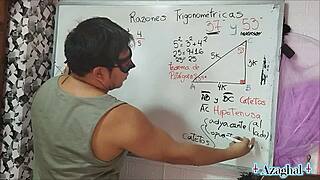 WOW, 17-YEAR-OLD NERD STUDENT TRIANGLE WITH ASIAN TEACHER IN BEDROOM!