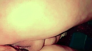 how do you make a horny indian stepmom squirt cum from her shaved wet pussy?