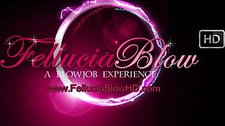 Sexy milf gives that elegant blowjob.