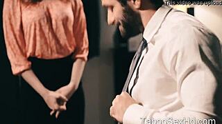 Boss Sneaks Quick Office Fuck with Big Tits Slut.