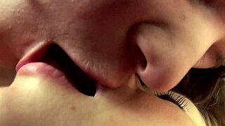 sexy lesbians lick finger eat each other's shaved pussies on bed