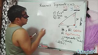 WOW, 17-YEAR-OLD NERD STUDENT TRIANGLE WITH ASIAN TEACHER IN BEDROOM!