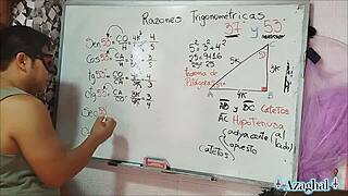 WOW, 17-YEAR-OLD NERD STUDENT TRIANGLE WITH ASIAN TEACHER IN BEDROOM!