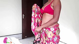 Bangladeshi maid's big ass gets group fucked hard by Indian boss on bed