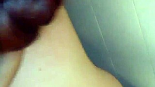 amateur teen sucks big black cock then gets fucked hard interracial