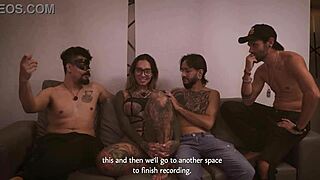 First Gangbang Thrill with Triple Penetration and Creampies Awaits