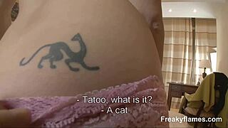 Two freaky flames tease shaved teen pussies in close amateur play