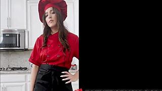 Chef Stepdaughter Craves My Thick DILF Cock in Taboo Kitchen Fuck