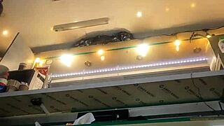 hey, ever catch a sexy milf's long legs and big pussy lips upskirt at work?