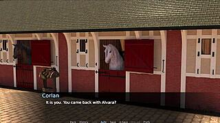 She plays the reluctant archon in part 15, tits bouncing as she gets fucked hard and deep