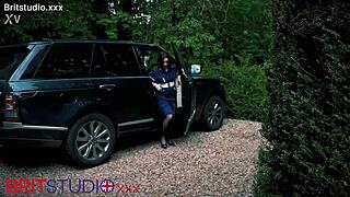 British Nurse Demonstrates Condom Use and Cock Wanking Technique