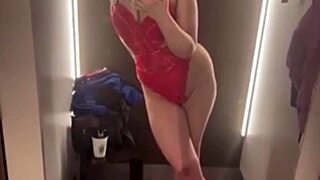 Hey you see this teen squirting hard in public changing room fuck?