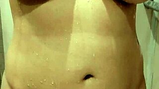 I watch my naked stepsister soap her big tits