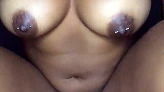 Amateur curvy latina cowgirl rides to accidental creampie, begs don't cum inside