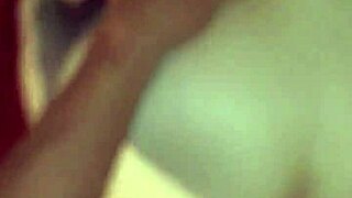 this blonde babe bends over as her guy drills her big ass pussy doggystyle rough