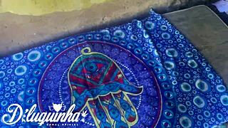 guy fucks naughty tattooed girl outdoors public pussy squirt almost caught by homeless