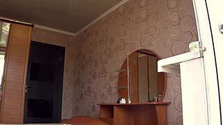 chubby neighbor milf spreads wide unaware of peeking eyes on her fat ass