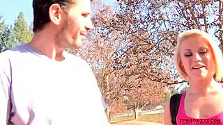 imagine time traveling blonde babe ash hollywood dropping to rim monster cock before swallowing that creamy facial load