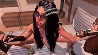 Tempted by Black Cock? White Girl's Hard Anal Orgy with Ebony Studs