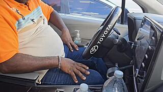 she leaves panty at door luring perverted stranger for fat pussy creampie invasion