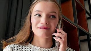 Phone sex dirty talk turns into rough pounding joi blast