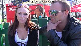 met this redhead wanna see her park fuck??
