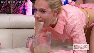 Slutty Rebel Rhyder chokes on Danny Steele's cock then takes deep pussy pounding