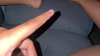 colombian latina hits intense outdoor pussy orgasm