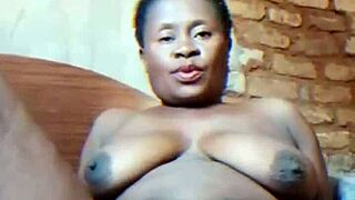 african milf teases her wet pussy fingers deep while hubby’s gone, getting so damn sexy