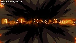 sexy blonde granny lady spreads her mature pussy wide open