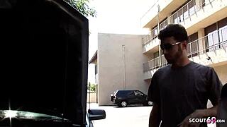 Leilani Li Picked Up by White Monster Cock for Curvy Half-Asian Pounding Surprise