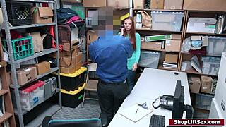 what happens when lp officer catches sexy czech redhead shoplifter?