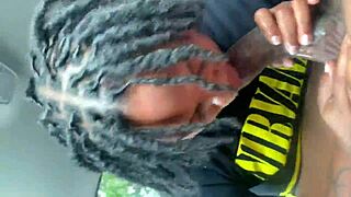 i'm givin public head on that big black monster cock outdoors... deepthroat heaven!