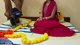 newlywed desi bride's first night hubby addicted to her ass