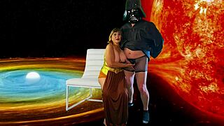 granny princess leia fucked to juicy creampie! 👑💦🍑