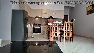 Stepmom Shocked By Stepsons Huge Dick Tease