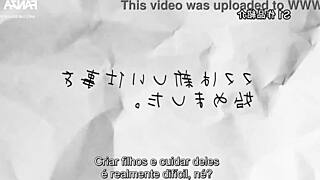 mãe solteira turning pro with first client massage gets hooked on big tits action 🇯🇵💦