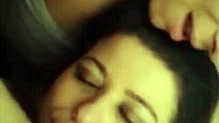 Huge tits bounce in wild double blowjob cumshot frenzy!