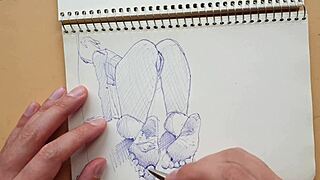 oh man bent over my big latina ass for doggy foot fetish quick sketch vibes