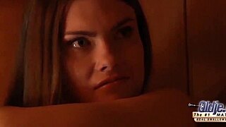 Old man, your young 18+ teen pussy feels so good in the sauna, suck that cock?