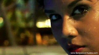 damn, this stunning indian beauty sways her hips, teasing every curve on display