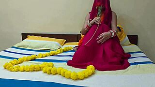 newlywed desi bride's first night hubby addicted to her ass