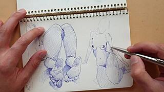 oh man bent over my big latina ass for doggy foot fetish quick sketch vibes